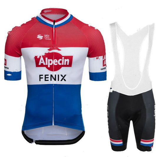 Short-Sleeved Bib Cycling Jersey Suit