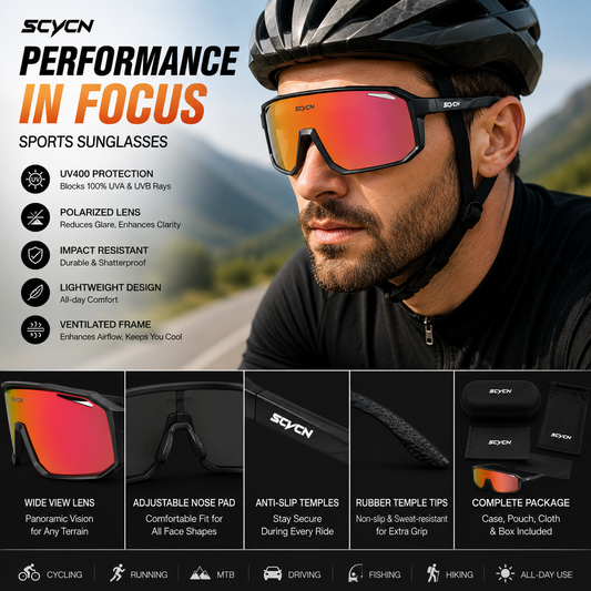 2023 Cycling Sunglasses for Men and Women, Outdoor Sports