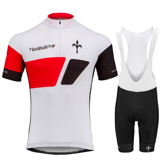 Short-Sleeved Bib Cycling Jersey for Active Riders