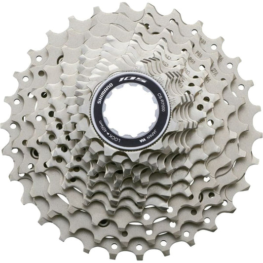 Shimano 105 CS-R7000 Cassette - 11 Speed 11-32t Silver