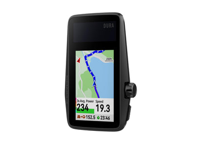 COROS DURA Solar GPS Cycling Units 120-Hour GPS Battery Life Solar Charging 2.7" MIP Color Touchscreen Fast Data Sync Turn-by-Turn Navigation Dual-Freq GPS Strava Ride with GPS Komoot Routes