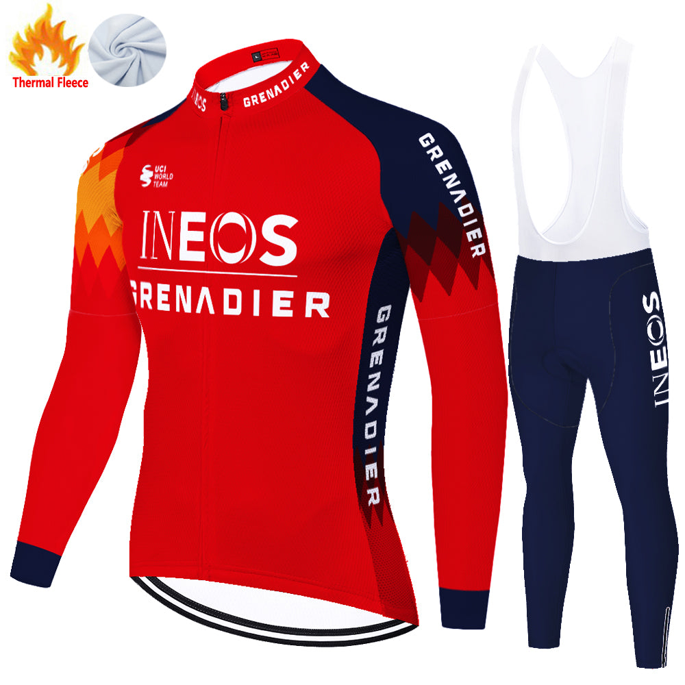 GRENADIER Winter Thermal Fleece Cycling Clothing for Men