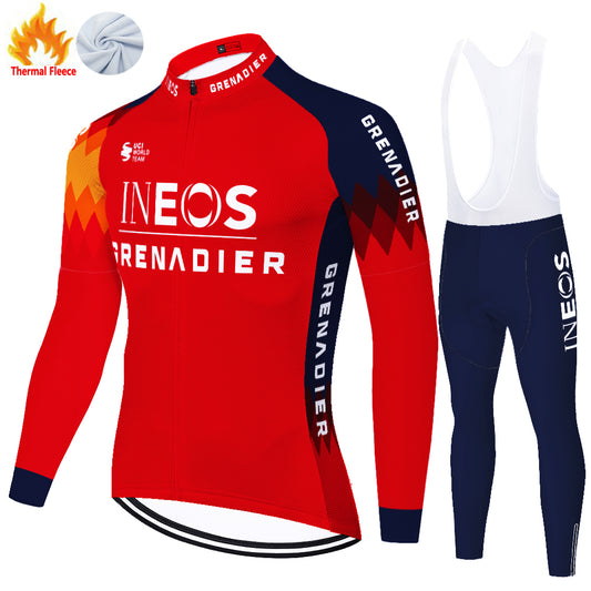 GRENADIER Winter Thermal Fleece Cycling Clothing for Men