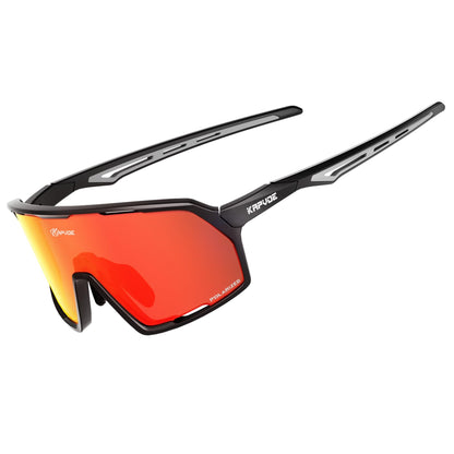 KAPVOE Polarized Cycling Glasses Sports Sunglasses for Men Women UV400 Protection MTB Bicycle Fishing Mountain Bike Glasses
