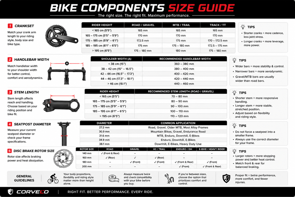 Component Size Guide