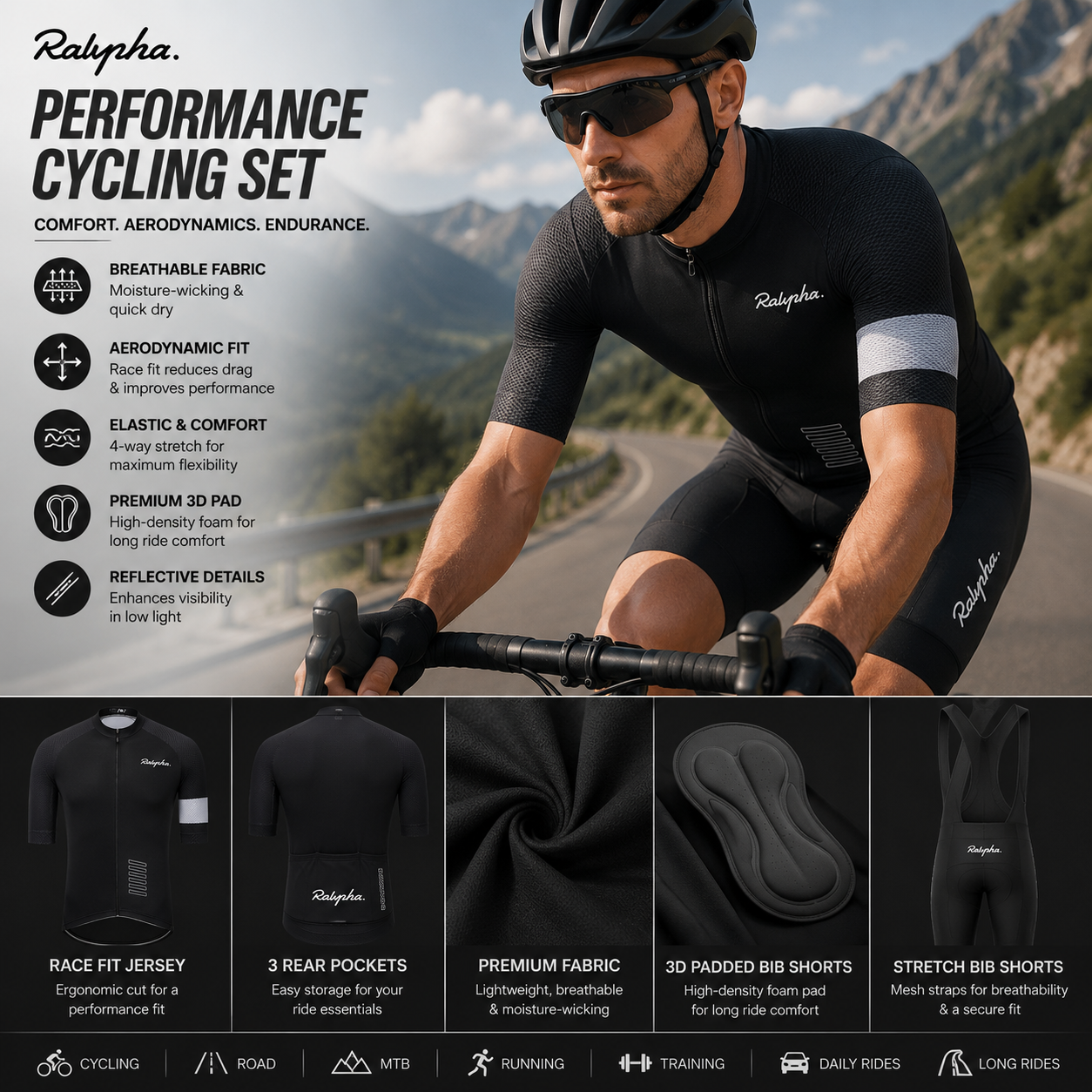 CoolVent Breathable Cycling Shirt