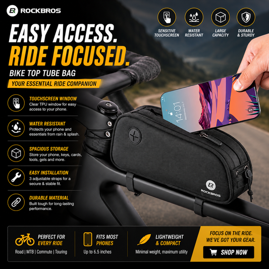 CyclePro Elastic Mount Top Tube Bag
