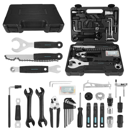 Swiss+Tech Pro Bike Repair Set - 30 Piece Kit with Case